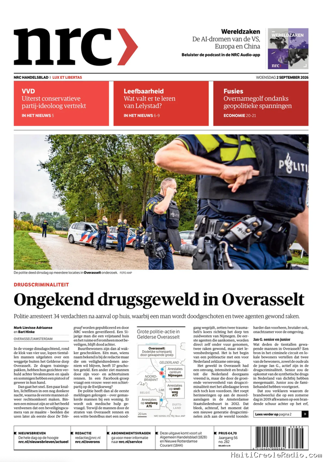 Trafic de drogue : un épisode de “violence inédit aux Pays-Bas”