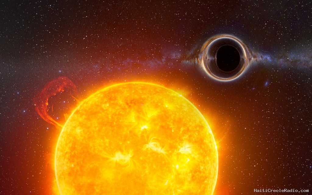 Un soleil fonce à 90 millions de km/h au plus près du trou noir central de la Voie lactée