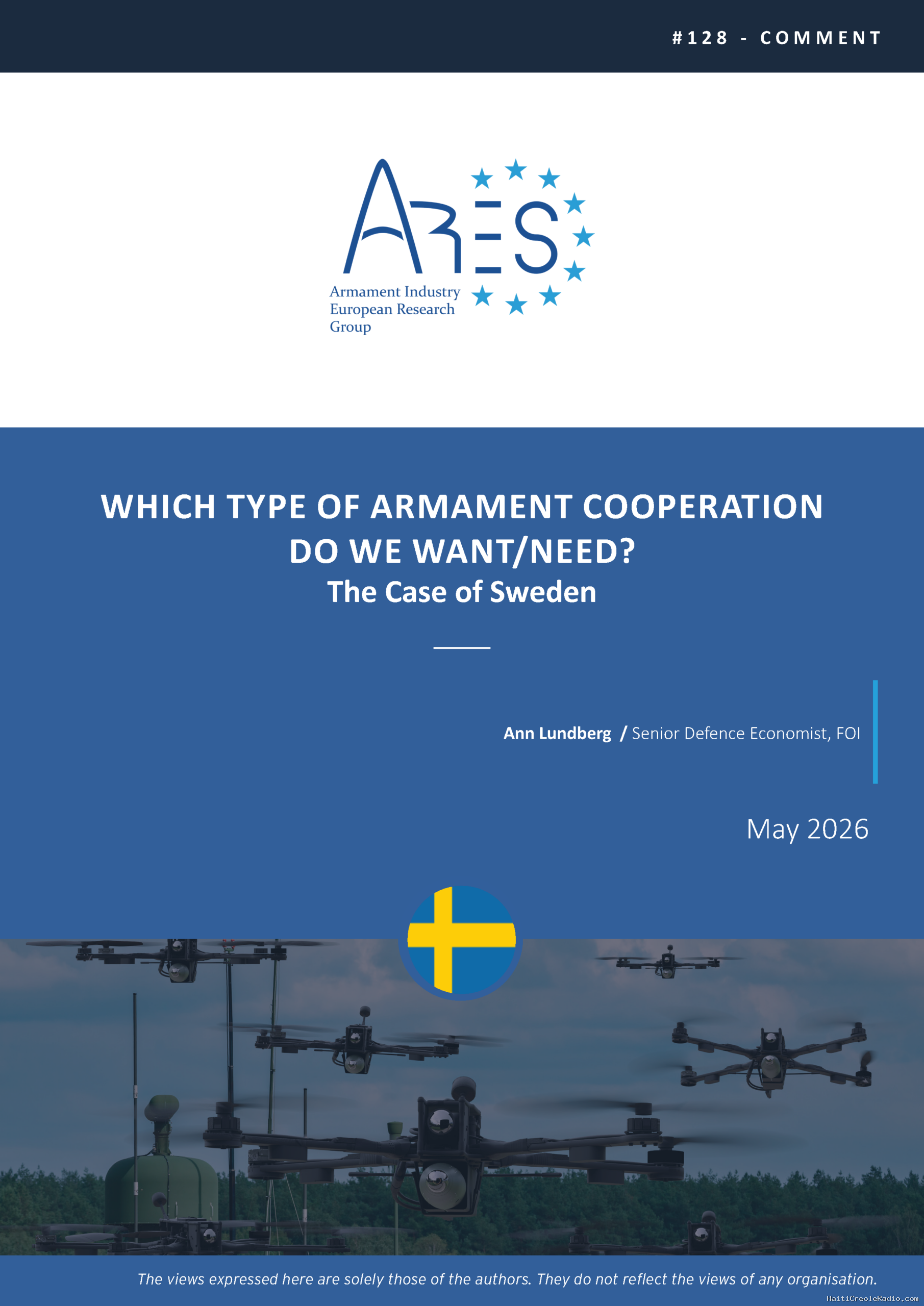 Which Type of Armament Cooperation Do We Want/Need? The Case of Sweden